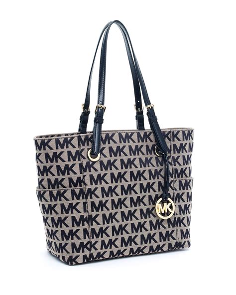 michael kors monogram tote sale|Michael Kors Tote bag black.